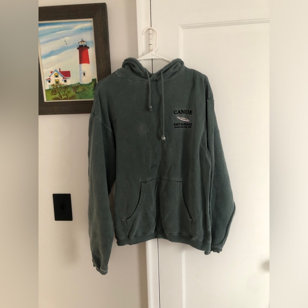 Men's Green Hoodie Sweater